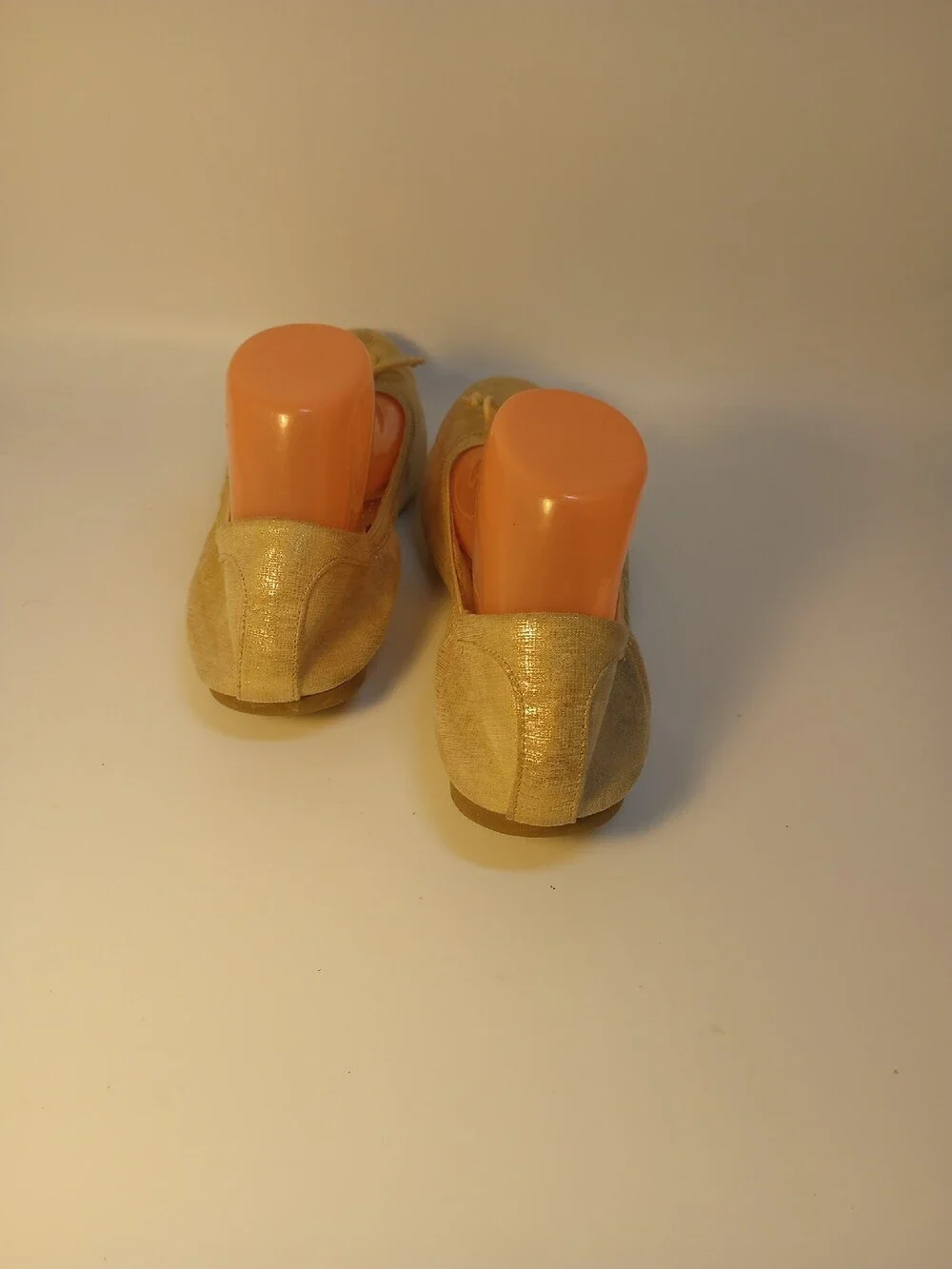 Dexflex Comfort Ballet Shoes Gold Slip On Espadrilles Shoes Womens Size 9M
